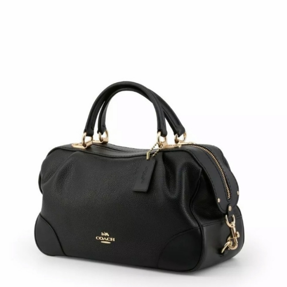 COACH Lane Satchel Crossbody Bag in Black NWT